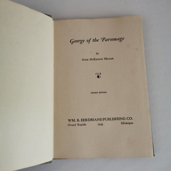 1943 George of the Parsonage Vintage Book Kids Adventure Story Cover Art Library - Picture 5 of 9